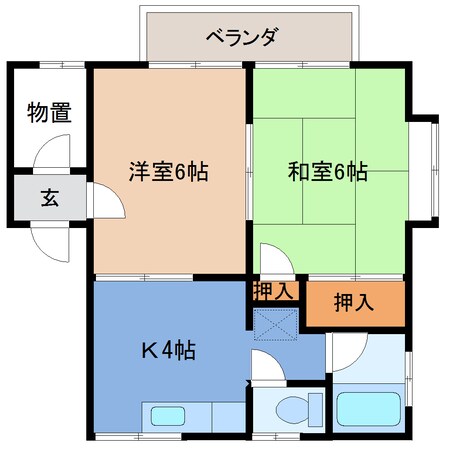 古川駅 徒歩25分 2階の物件間取画像